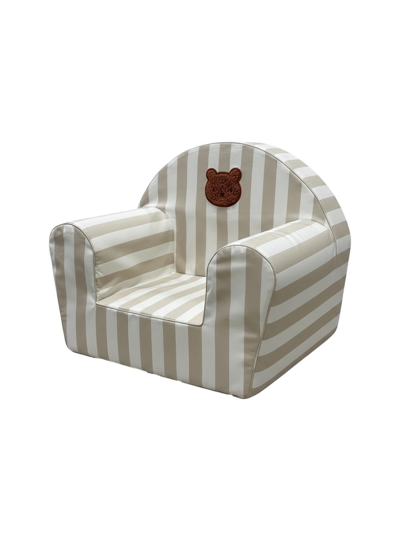 VERTBAUDET Fauteuil en Mousse rayé Ourson rayé Beige TU