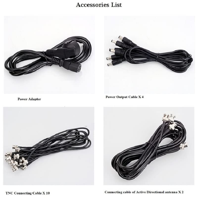 Bolymike 8450 Antenna Power Distribution Unit Compatible with Shure Five-Way Active Antenna Splitter and Power Distribution System