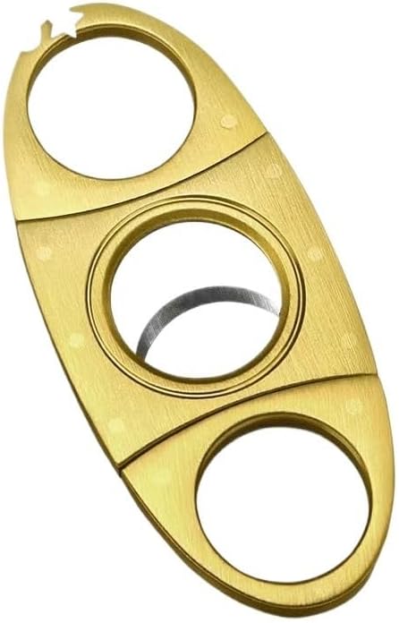 Cigar Cutter Stainless Steel Metal Classic Cutter Guillotine Cigar Scissors Gift Puncher Cutting Knife Cigar Accessory(B)
