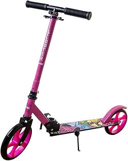 Patinete Juvenil Dobrável Com Descanso Rosa Yuupi