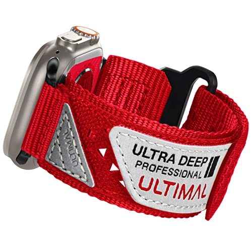 Ya en manzanajugosa.com: ULTIMAL Muñequera compatible con Apple Watch 11/10/9/8/7/6/5/4/3/2/1 SE3/SE2/SE Ultra 3/2/1, Muñequera deportiva de nailon transpirable y cómoda para iWatch