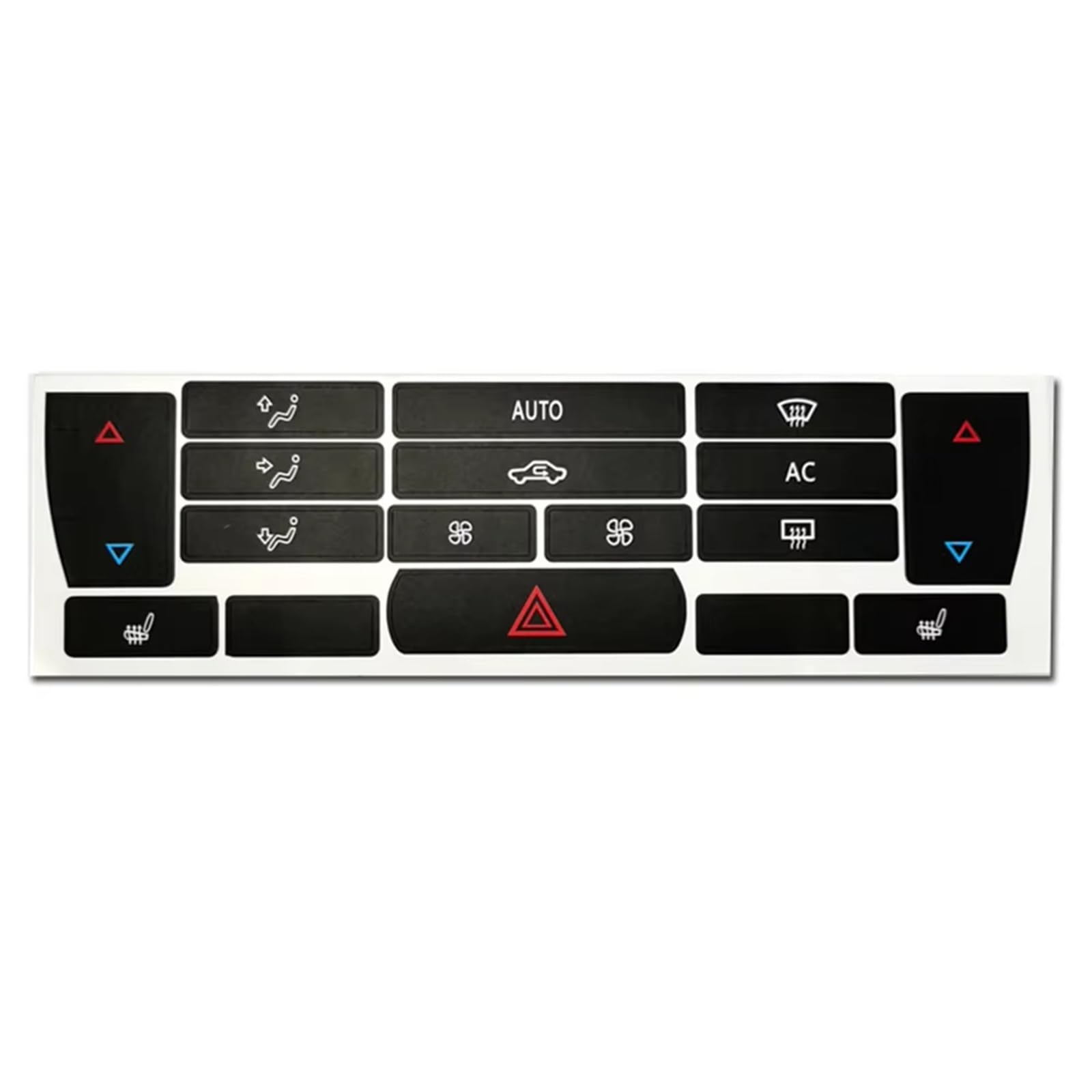 Repair Compatible with SAAB for 9-3 2003 2004 2005 2006 2007 Decal Overlay Climate Control Decals Practical Use Reflected Illumination