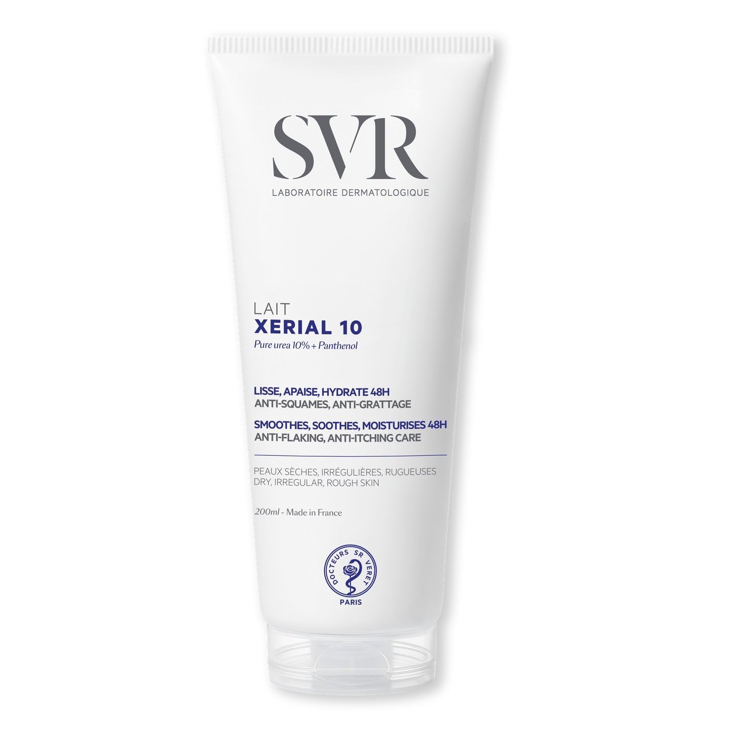 LABORATOIRE SVR - Soin Corps Hydratant et Apaisant pour Peau Sèche, Texture Confort 200mL - Lot De 2