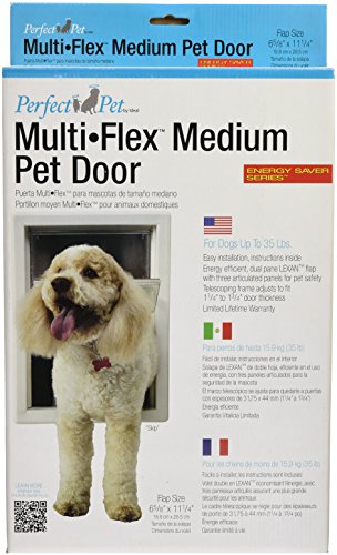 Good Pet Multi-Flex Pet Door, Medium, 6.38″ x 11.25″ Flap Dimension Good Pet Multi-Flex Pet Door, Medium, 6.38″ x 11.25″ Flap Dimension