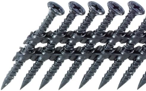Tiger Claw Pneumatic Scrails (Nail - Screws) - 930 pcs - Coated Carbon Steel - For Use With the TigerClaw Gun - 500 Sq. Ft.