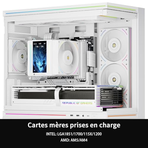 Refroidisseur CPU Thermalright Peerless Assassin 120 Vision MAX anti surchauffe AM5