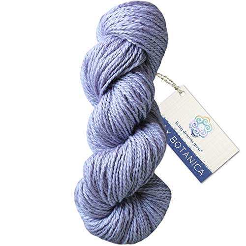 Flax Botanica DK Yarn, Elegant Merino Linen Silk, Lavender