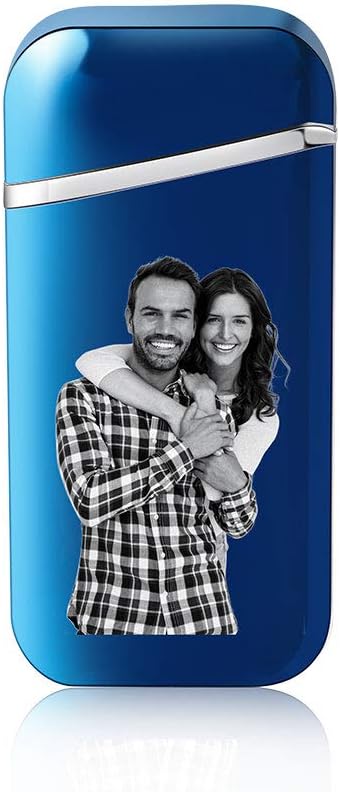 Personalized Picture Lighter for Men Custom Lighter with Your Photo or Text for Men Customized Image lighters Gift for Father Boyfriends Husband or Yourself