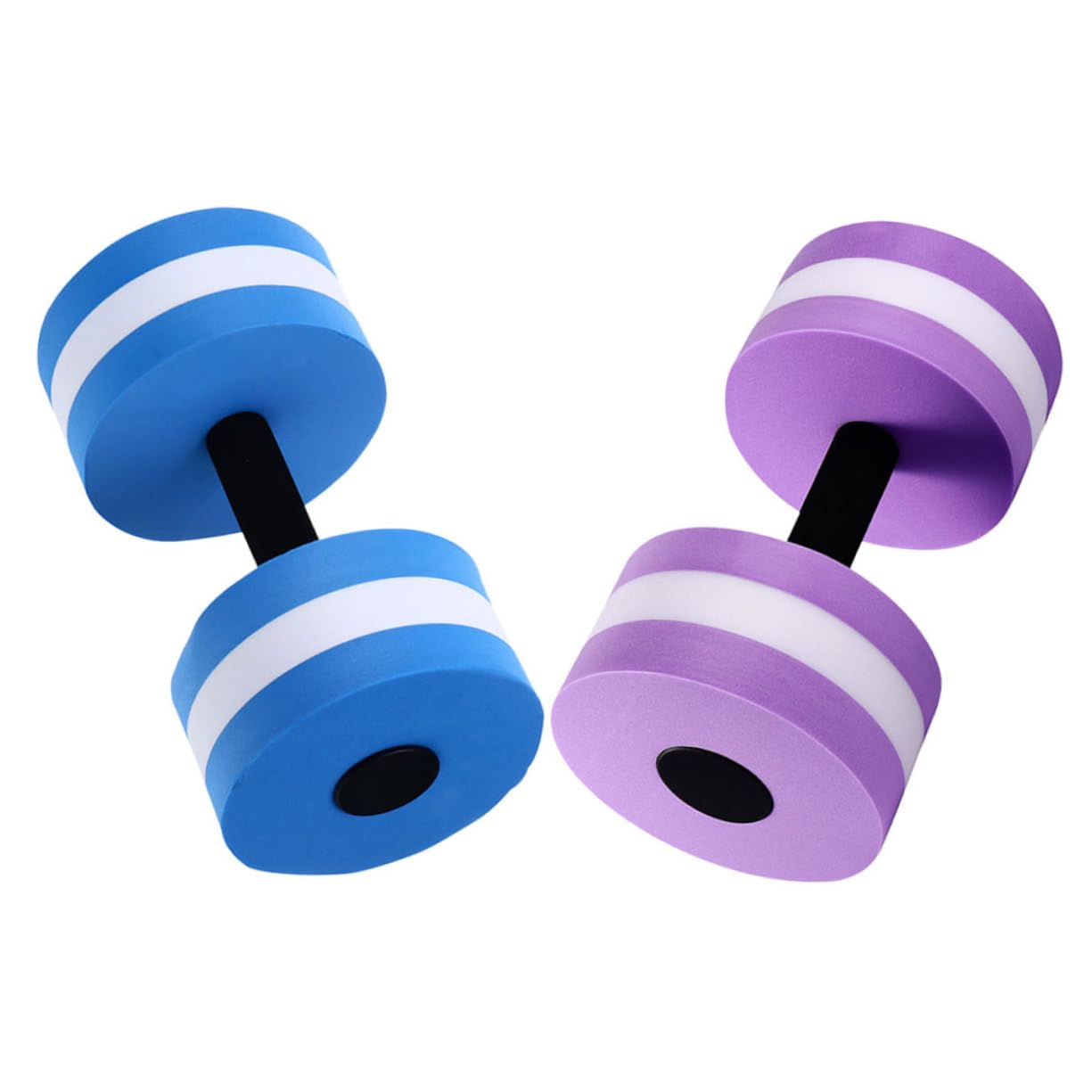 ibasenice 2pcs Eva Water Dumbbells Lightweight Floating Hand Weights for Aquatic Exercise for Water Aerobics Swimming Pool Fitness