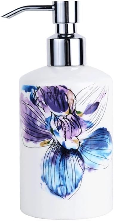 Pump Bottle Dispenser,Lotion Pump Bottles,Ceramic Hand Sanitizer Bottle Bathroom Soap Dispenser Hand Sanitizer Dispenser Kitchen Soap Dispenser (12.67oz) Liquid Soap Dispenser