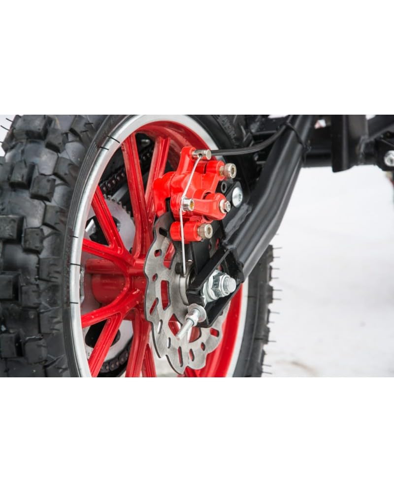 T-MOTO Mini Cross 50cc Benzina KXD 701, Minimoto a Benzina Mini Moto Cross 2 Tempi Ruota 10/10 Uso Off Road, Motocross 50cc, Moto Cross Bambino/Ragazzo (Arancio)