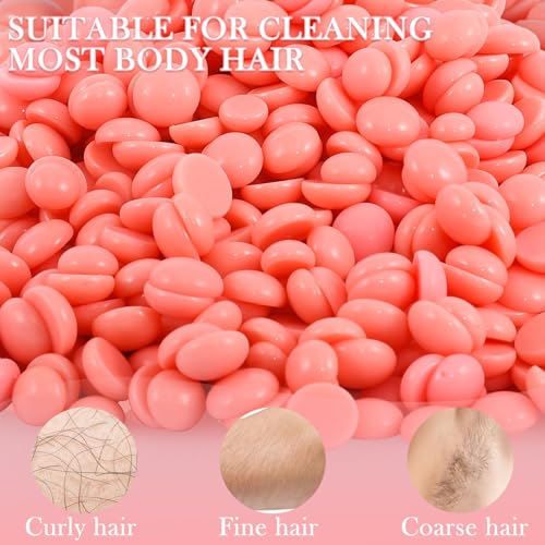 Image of Wax Beads Bulk - 2.5lb Wax Beans Supplies for Esthetician - Professinal Painless Waxing for Face, Upper Lip, Bikini, Leg, Women Natural Melting Kit - Hypoallergenic Hard Wax Beads Bulk