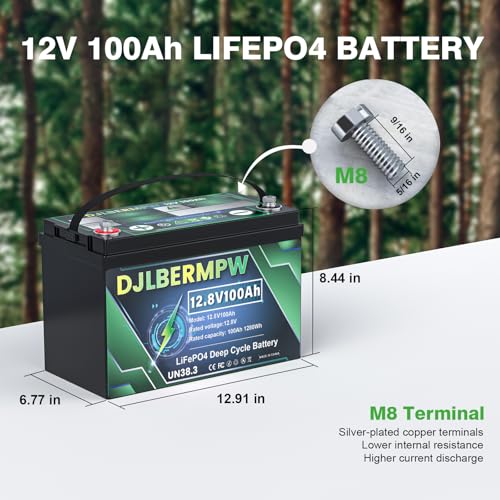 DJLBERMPW 48V 100Ah Lithium Solar Battery