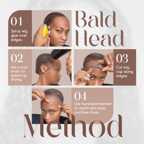 image for Dreamlover HD Wig Cap for Women, HD Caps for Wig, Bald Cap for Woman, 