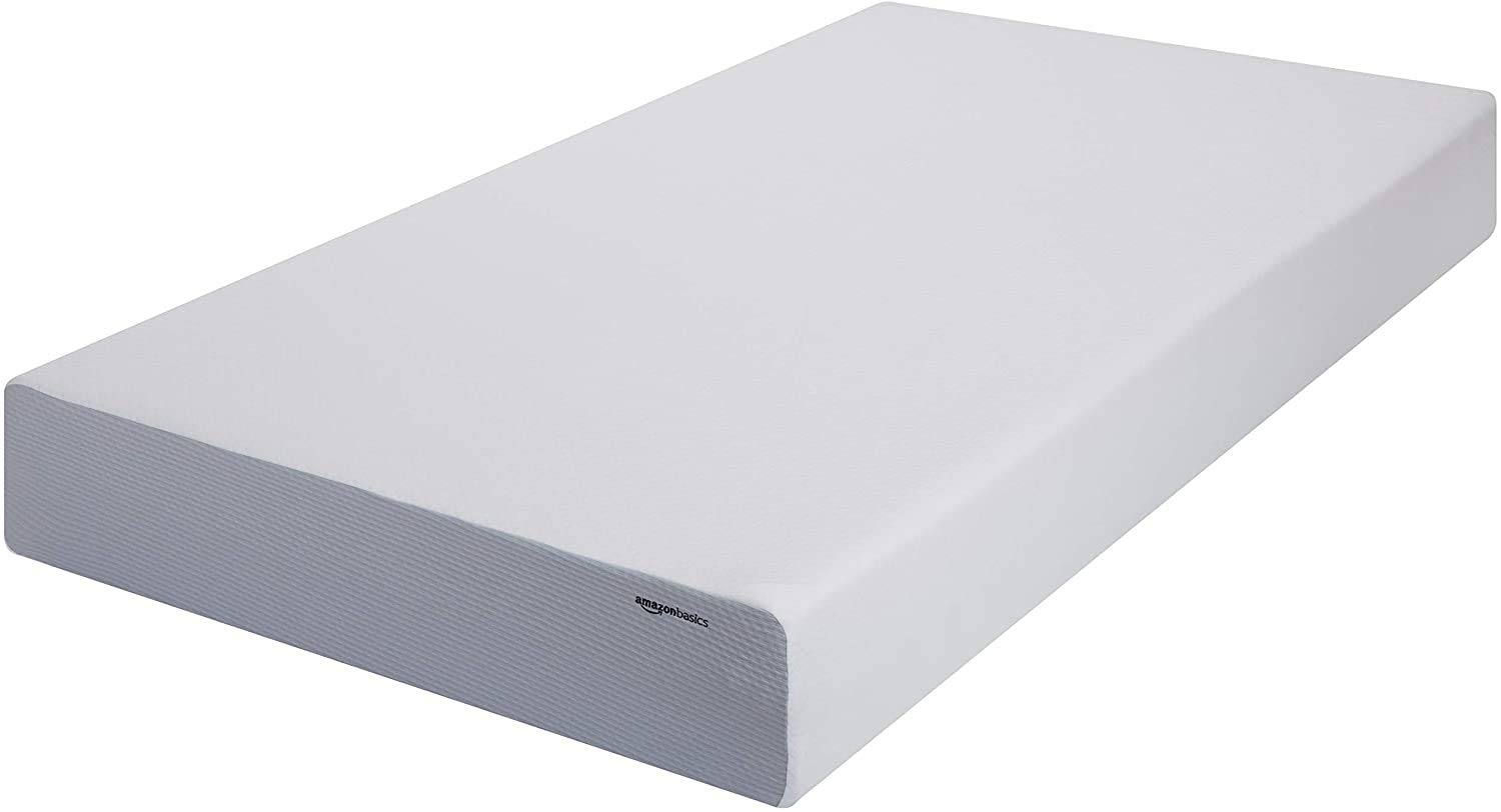 AmazonBasics 12-Inch Memory Foam Mattress - Soft Plush Feel, Twin