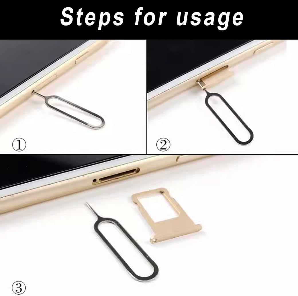 8 Pcs Security Pin Key Release Removal Tool Compatible with Arlo Video Doorbell, Eufy Video Doorbell and Nest Video Doorbell,with 2 Doorbell Removal Pins and A Key Ring(4 Styles, A Combination)