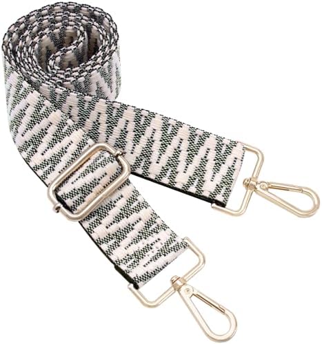 BILIONE Bag Straps Replacement Crossbody Wide Shoulder Strap Bag Straps Adjustable Canvas Straps Handbag Strap Replacement Belts