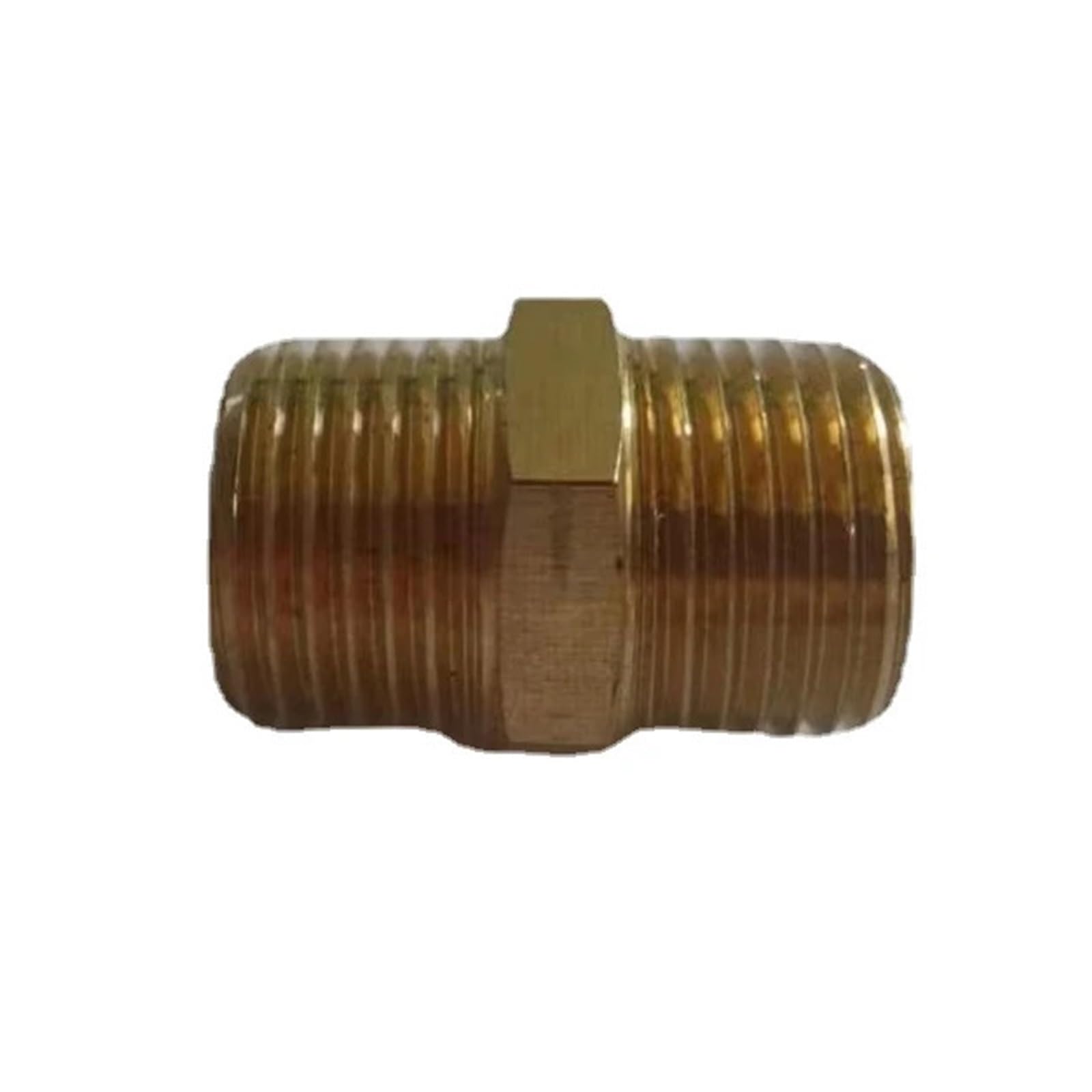 Adaptateur de connecteur de raccord de tuyau en laiton et mamelon hexagonal en acier inoxydable 304, 5 pièces, réducteur de mamelon hexagonal mâle, 1/8 "- 3/4" for l'eau, la maison et le jardin
