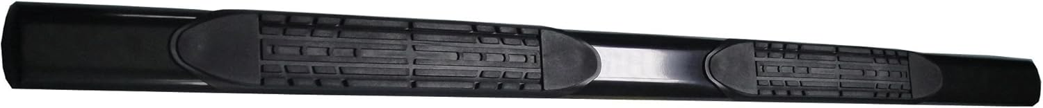 TrailFX 2920212023 Truck Nerf Bar 4 Inch Black Oval Tube Side Steps Fits Dodge Ram 1500 Quad Cab 2002-2008 Powder Coated Mild Steel Welded End Caps Slip-Resistant Step Pads Mount Kit Included