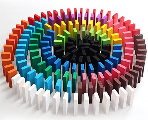CLAPONE Colorful Wooden Domino Blocks Game Set: Educational Toy for Building, Stacking, Toppling, and Tumbling (2 in 1 Purse Push Popper Bubbles (Dominoes Blocks, Multicolor) (B09R4WXBMM) Amazon Price History, Amazon Price Tracker
