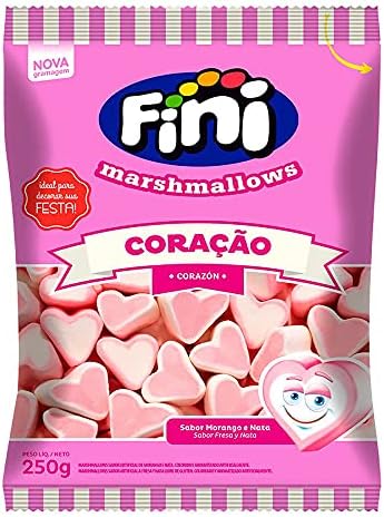 Marshmallows Fini Coração 250g