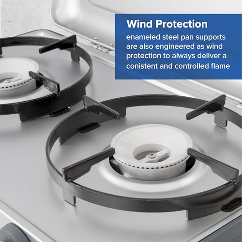 Campingaz Camping Kitchen 2 Camping Stove | 2 x 2000 Watts | 2-Burner Gas Stove with removable pan Supports | portable & compact - Image 6