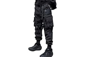 Mens Techwear Cargo Pants Outdoor Fashion