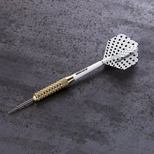 Unicorn Steel 200 Dart Set White/Bronze, .20 Pounds #TOP7