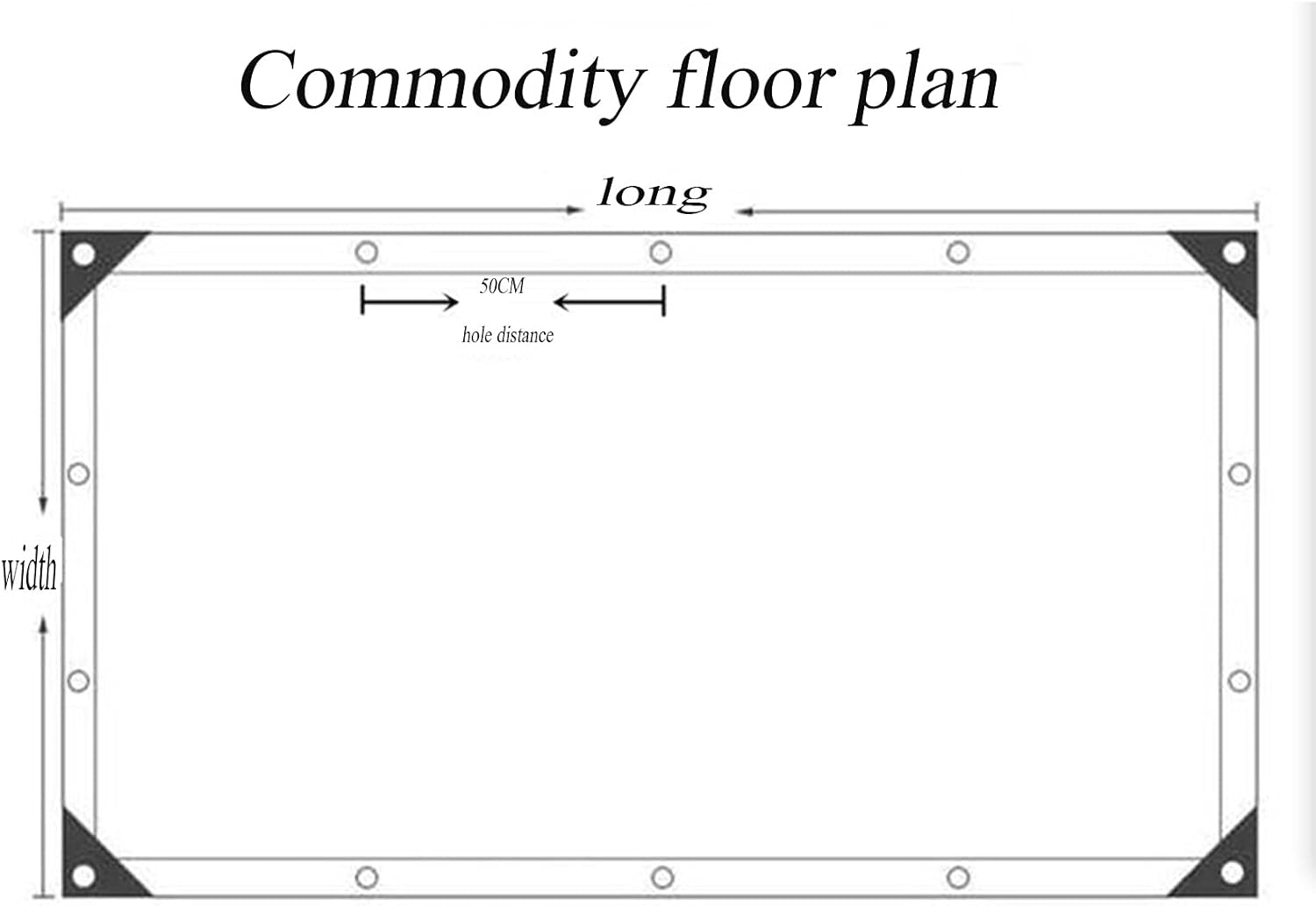 Dustproof Rainproof Tarp Double-Sided Waterproof Sunshade Heat-Resistant Cold Warm Suitable for Rainproof Moisture-Proof Outdoor Covers Etc., 23 Sizes(1.2x2m)