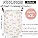 FXOCSHE Boho Rainbow Laundry Hamper,Girls Laundry Hamper,Waterproof foldable canvas laundry basket,Baby Nursery Hamper,Gift Basket,Room Decor(Rainbow)