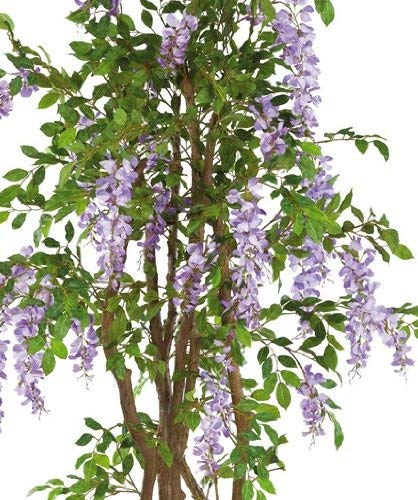Nearly Natural 5015-Pp Wisteria Silk Tree, 5-Feet, Purple #TOP1