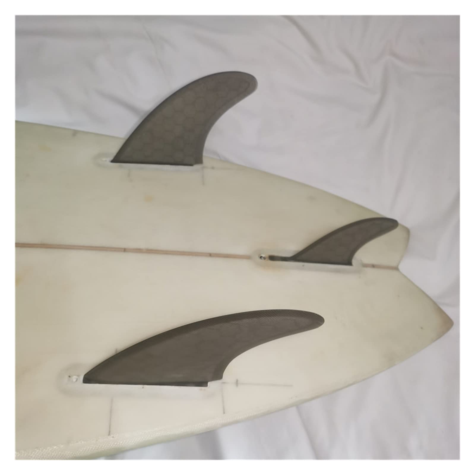 BiLong FUT MR-X Large Twin + Estabilizador Fibra de vidrio Rendimiento Core Tri Fin Aletas de tabla de surf 3pcs Set Aletas de surf,Potente empuje(Rot)