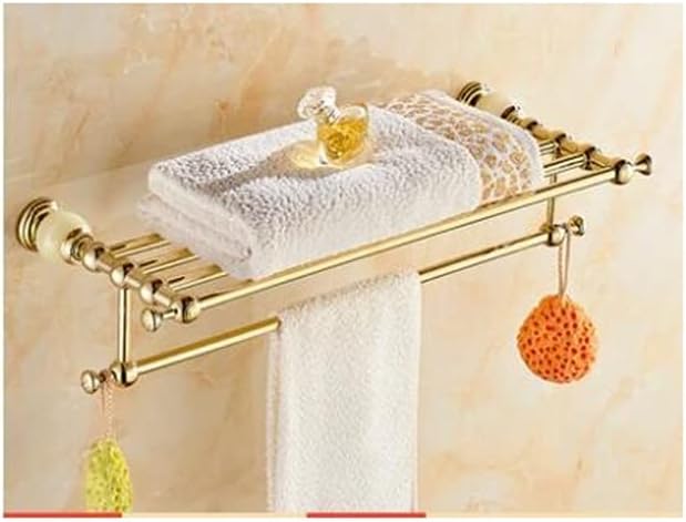 Shower Shelves Bathroom Accessories Set, Corner Shelf Paper Holder, Towel Bar, Soap Basket, Towel Rack, Towel Ring Bathing Accessories (Color : Towel Rack)