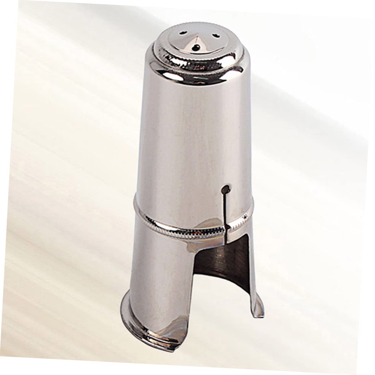 ibasenice 2pcs Saxophone Protective Cap Metal Cap 84mm Size for Tenor Saxophone Accessory