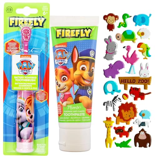 Cepillo de dientes eléctrico infantil para niños que rechazan el lavado dental Paw Patrol