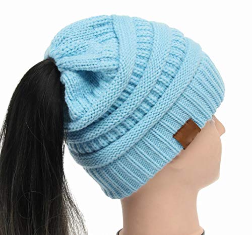 Bonnet tricoté pour femmes en crochet finitions soignées 25 tons
