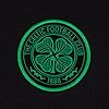 Celtic FC Official Football Gift Mens Contrast Sleeve Polo Shirt Black Medium #4