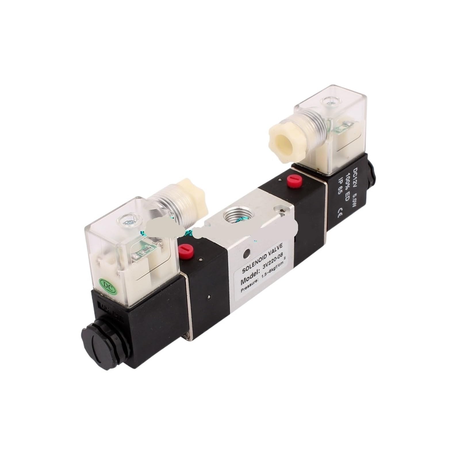 Électrovanne 3V220-08 résout les blocages d'air comprimé en réseau RC1/4