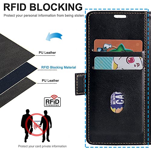 Étui en cuir PU pour Galaxy S21 Plus antichoc avec support carte rouge - 4