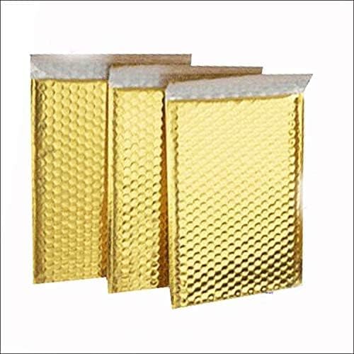 ProLine Metallic Gold Bubble Padded Shipping Mailers 10.5x16 Inch Self Seal Padded Envelopes (100)