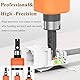 Mayline Crimpzange RJ45 professionelles Netzwerk-Set, RJ12 RJ11 CAT5 Verschlüsselung für Kabel Netzwerk CAT6 Wartung des LAN-Kits, Kabeltester Reparaturwerkzeuge (Orange)