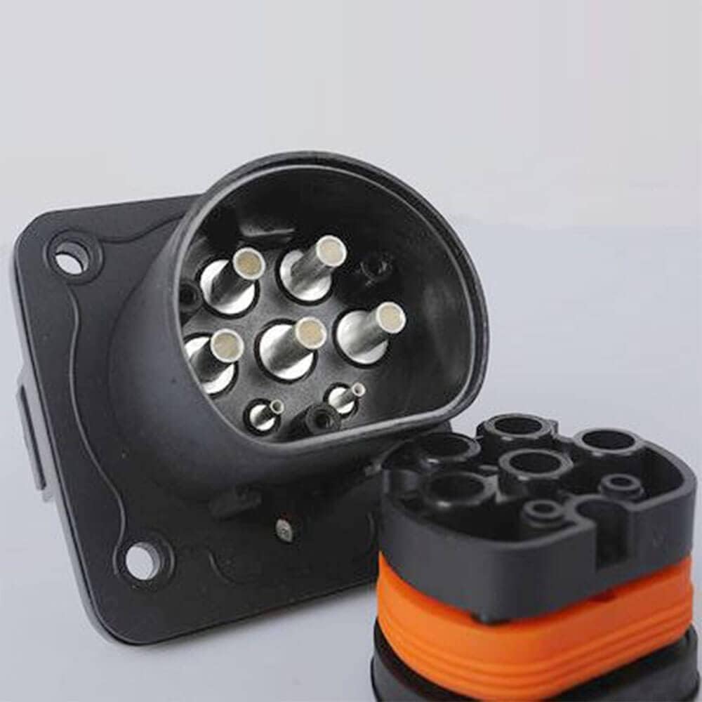 EV Car Charger GB/T20234 7 Pin Socket AC 16A/32A Vehicle Side