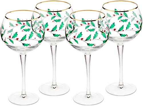 Lenox Holiday 4-Piece Wine Glass Set, 16 Fl.oz. #TOP3
