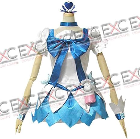 Amazon コスプレ ハートキャッチプリキュア 風 来海えりか キュアマリン タイプ 衣装 男性用m コスプレ 仮装 通販