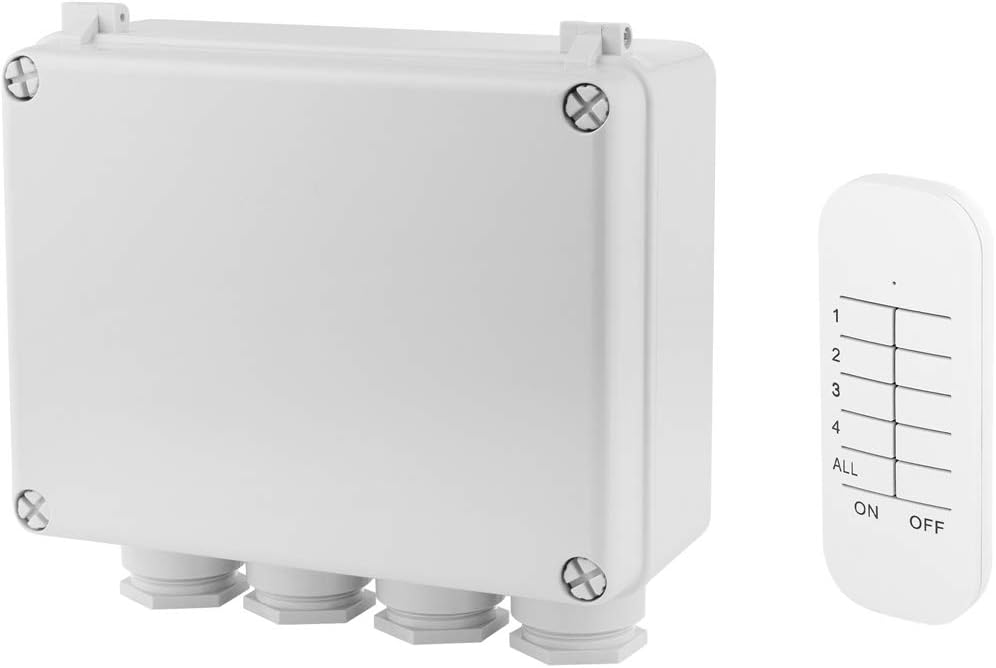 Smartwares Outdoor Switch Box, 3 Channels, Remote Control, 30 m Range