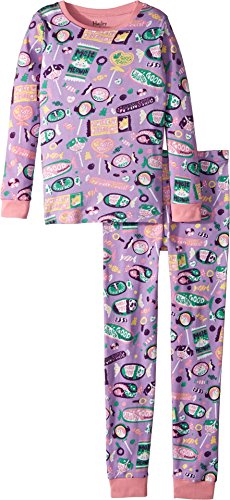 Image of Hatley Girls' Organic Cotton Long Sleeve Printed Pajama Sets