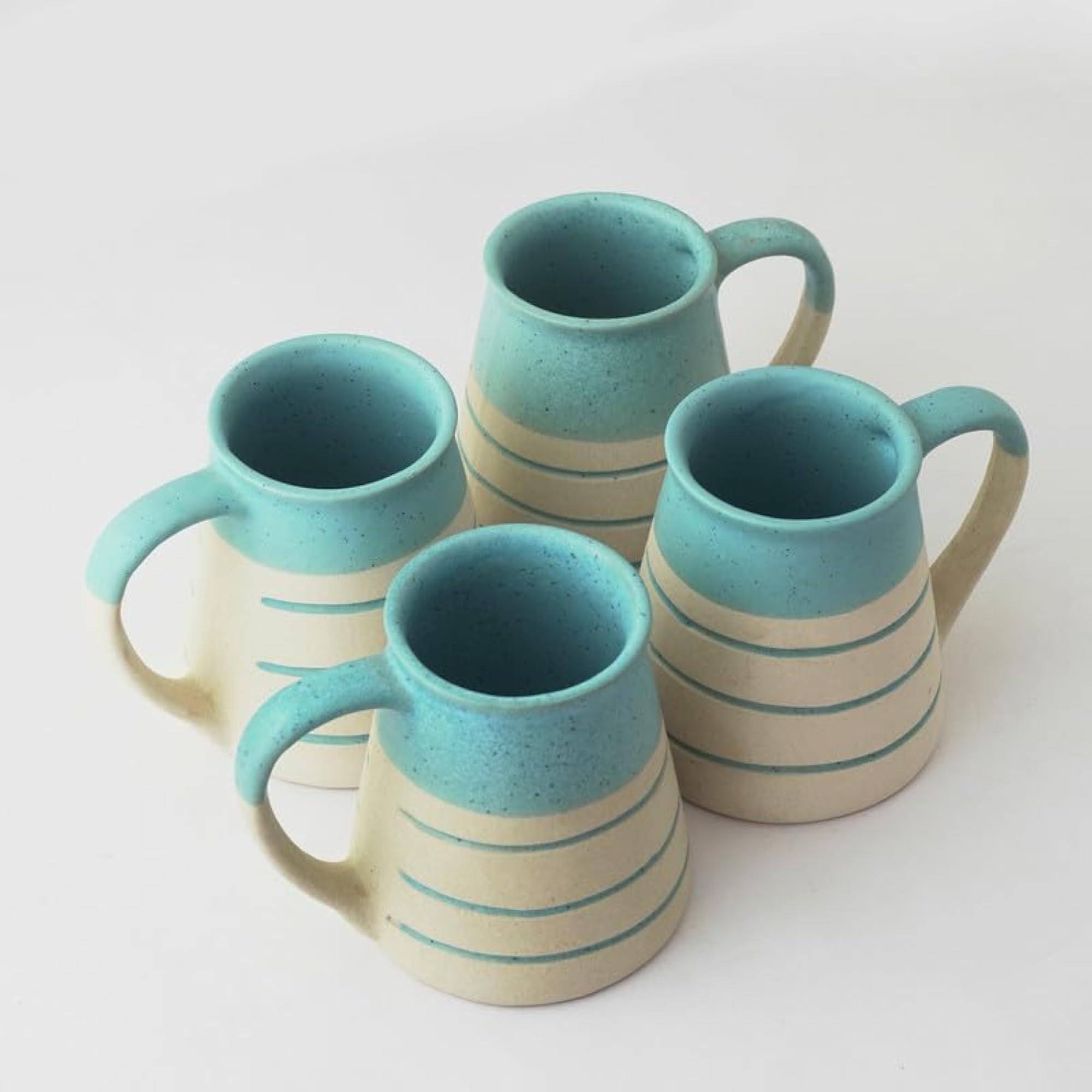 Solway Ceramic Mug Set of 4, Multicolor