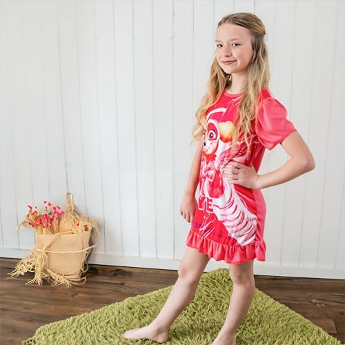 Royal Girls Girls Short Sleeve Officially Licensed Character Colorful Nightshirt…, Blue2