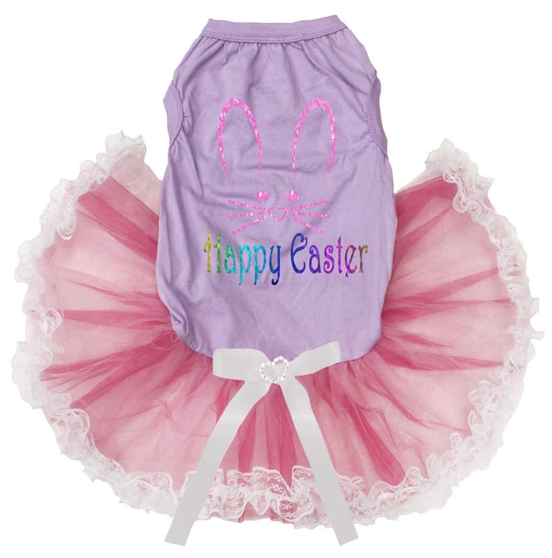 Robe de chien XL dentelle rose pour habiller joliment votre grand chiot