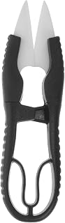 SEWACC Tijeras De Hilo y Bordado Para Adultos, Color Blanco, Tijeras De Manualidades Mango Pp, Tamaño Pequeño, Para Costura y Punto De Cruz, Uso Doméstico y Artesanal, Día a Día
